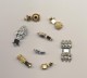 Metal box clasps - open: Old and new, cheap and expensive, plain and with email or Swarovski stones decorated.