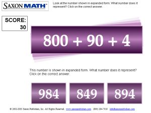 3 Digits Expanded Form Game