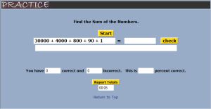 5 Digits Expanded Form Interactive Game