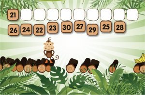 Monkey Bridge Ordering Numbers