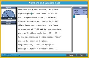 Free Touch Typing Test