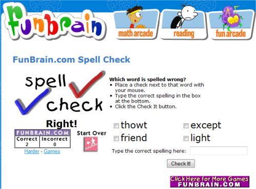 Spelling Games